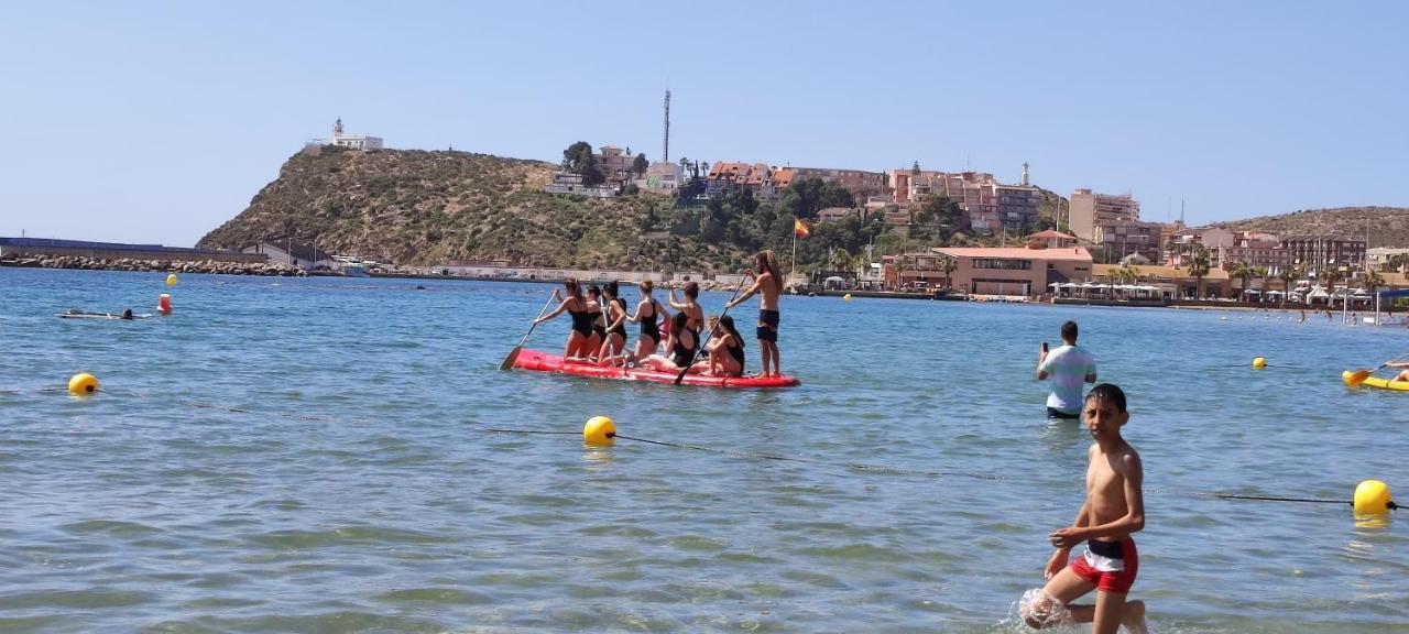 Bahia Mazarron Apartamento En Primera Linea Playa El Puerto de Mazarrón Kültér fotó
