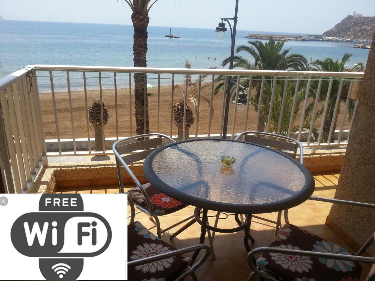 Bahia Mazarron Apartamento En Primera Linea Playa El Puerto de Mazarrón Kültér fotó