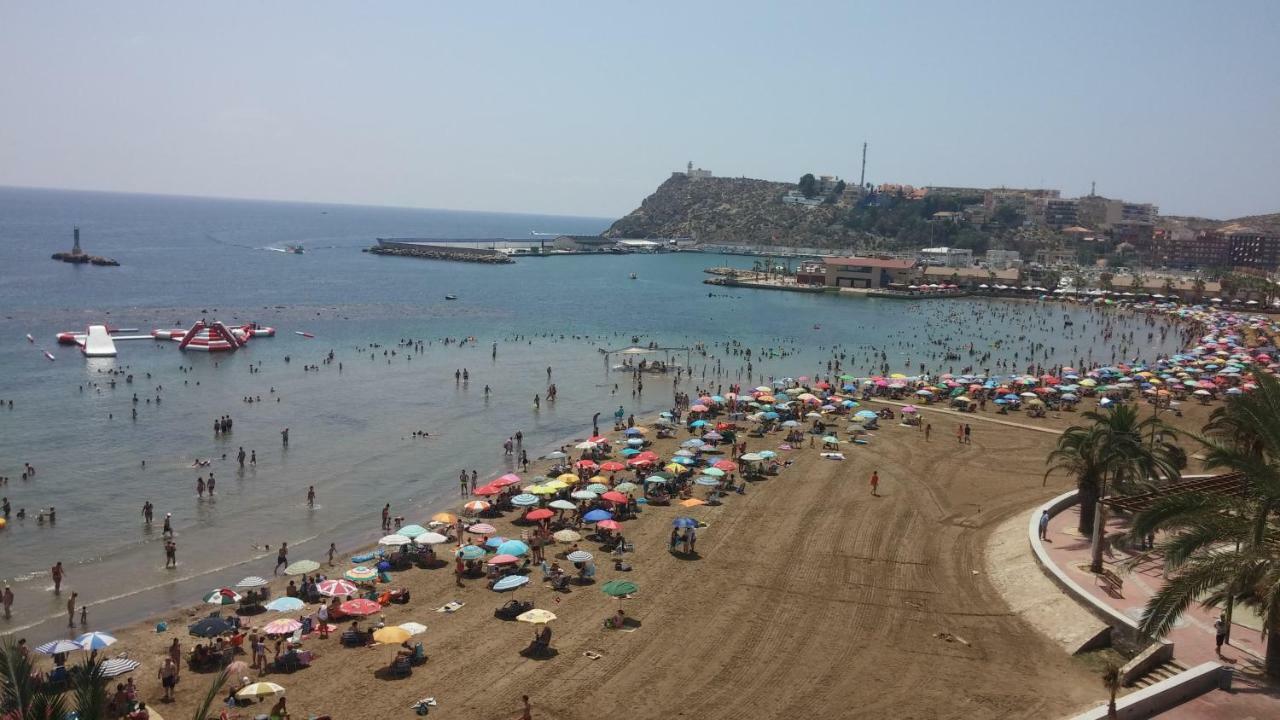 Bahia Mazarron Apartamento En Primera Linea Playa El Puerto de Mazarrón Kültér fotó